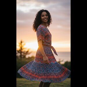 VTG First Option Skirt Set Sz M #179R